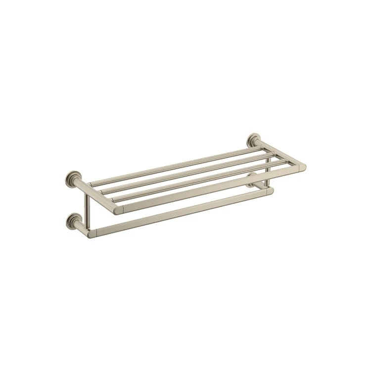 Towel Shelf Greenfield Matte Black 24 Inch Zinc - Frankwebs