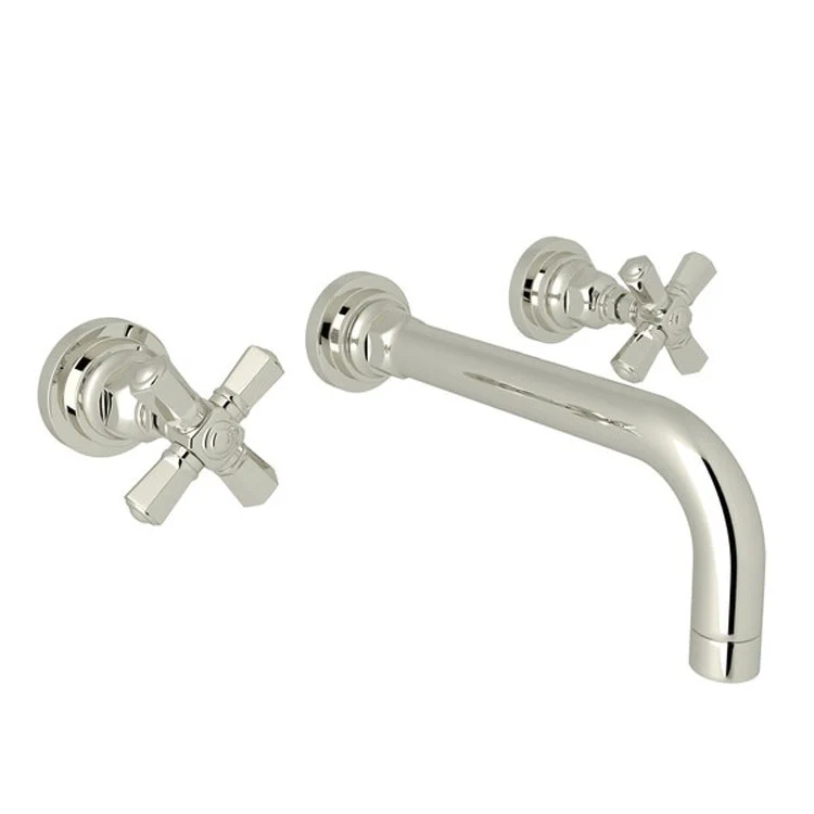 Lavatory Faucet San Giovanni Wall Mount 2 Cross Tuscan Brass 1.2 Gallons per Minute - Frankwebs