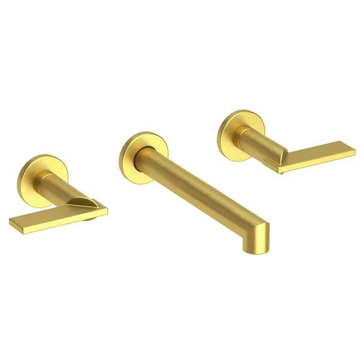 Keaton Two Handle Wall-Mount Bathroom Faucet - Midnight Chrome - Frankwebs