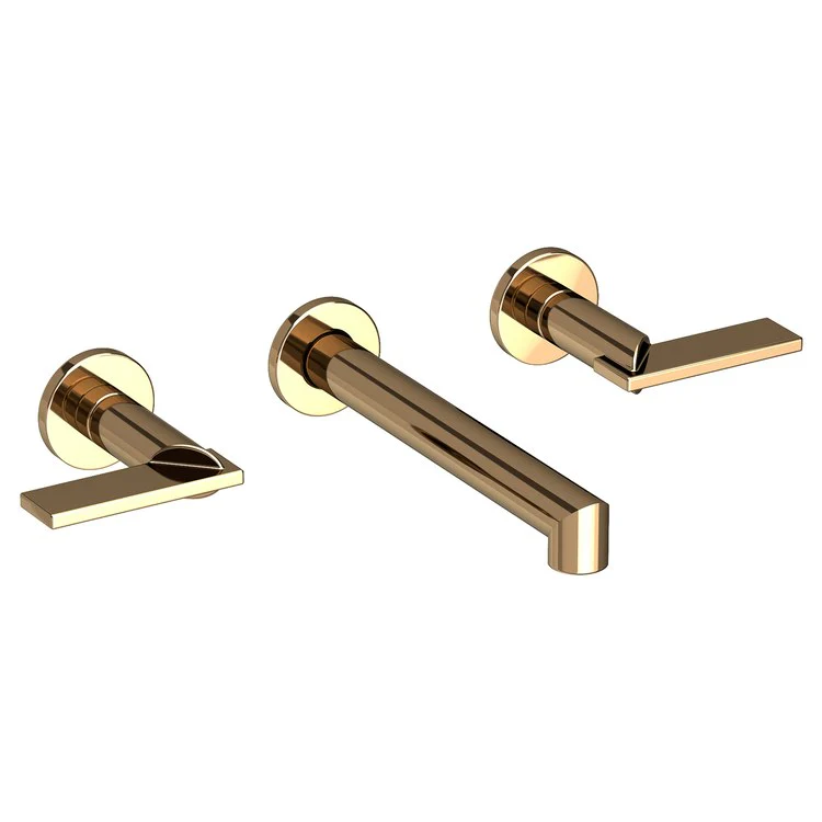 Keaton Two Handle Wall-Mount Bathroom Faucet - Midnight Chrome - Frankwebs