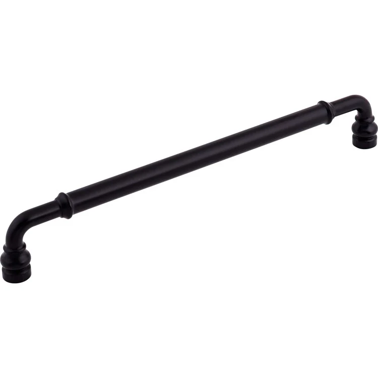 Pull Devon Brixton D Handle for Decorative Hardware Flat Black Zinc Alloy 8-13/16 Inch - Frankwebs