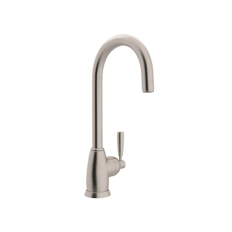 Bar Faucet Holborn 1 Lever Polished Nickel Swivel C-Spout 1.5 Gallons per Minute - Frankwebs