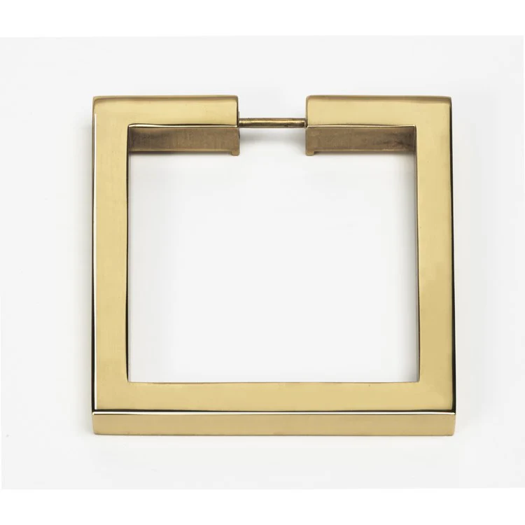 Ring Flat Square Polished Chrome 3-1/2 Inch Brass - Frankwebs