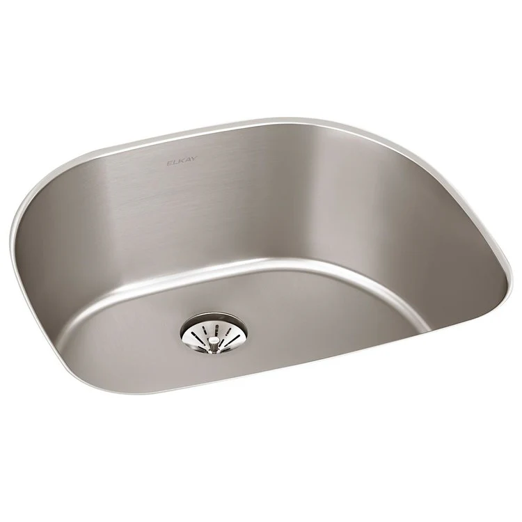 Kitchen Sink Lustertone Iconix 23.5 x 21.25 Inch Single Bowl with Perfect Drain Luminous Satin Undermount - Frankwebs