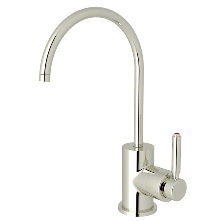 Hot Water Dispenser Lux 1 Lever C-Spout Polished Chrome 0.5 Gallons per Minute - Frankwebs