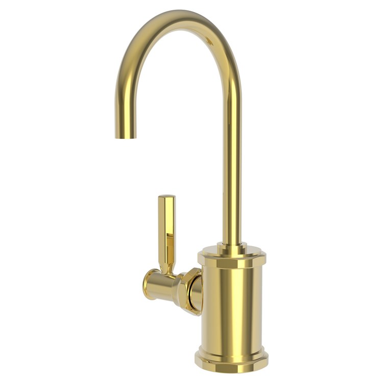 Hot Water Dispenser Heaney 1 Lever Gooseneck French Gold PVD - Frankwebs