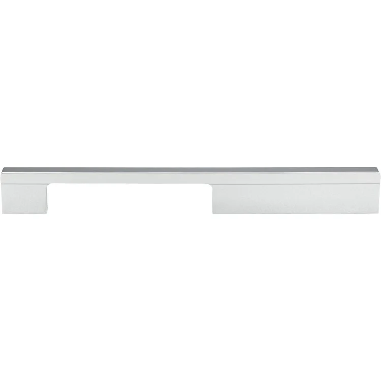 Drawer Pull Atlas Off Centers Polished Chrome Aluminum 7-9/16 Inch 10 x 3/8 Inch - Frankwebs