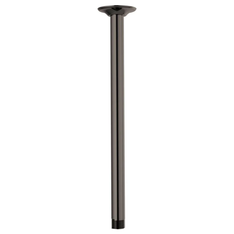 Shower Arm Universal Showering with Round Flange Brilliance Luxe Nickel 14 Inch 1/2