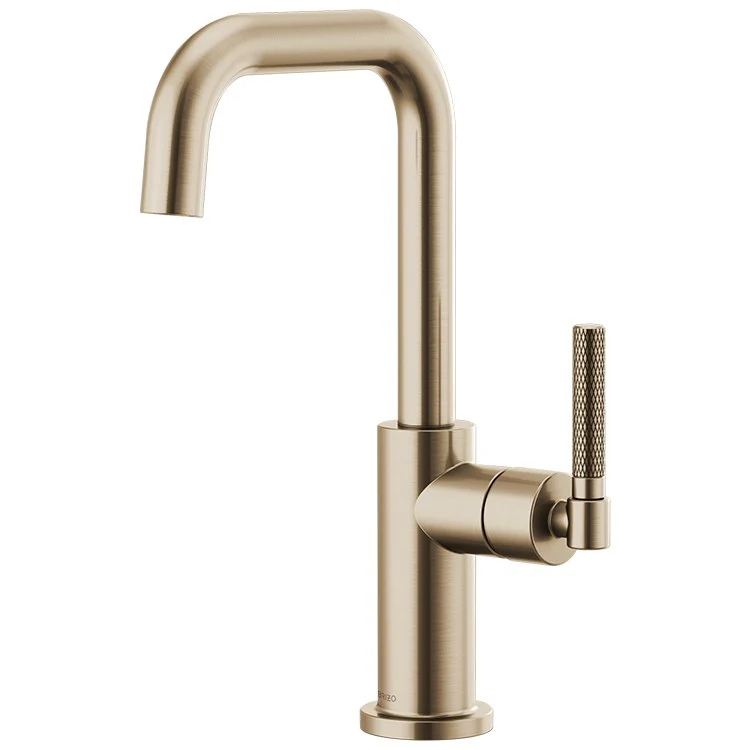 Litze Single Handle Bar Faucet with Square Spout/Knurled Handle - Frankwebs