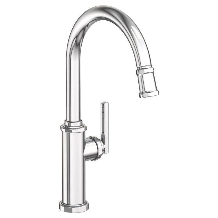 Kitchen Faucet Heaney 1 Lever ADA Matte White Pull Down Spout Height 10-3/4 Inch 1.8 Gallons per Minute - Frankwebs