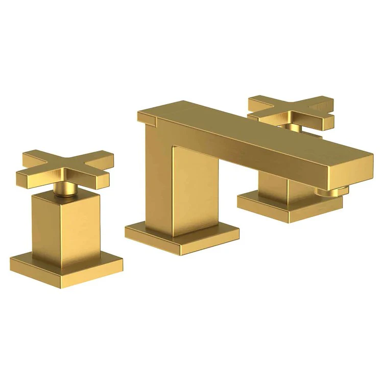 Lavatory Faucet Skylar Widespread 8 to 20 Inch Spread 2 Cross ADA Flat Black 1.2 Gallons per Minute Brass Spout Height 2-1/2 Inch - Frankwebs