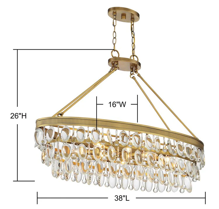Windham Eight-Light Linear Chandelier - Frankwebs