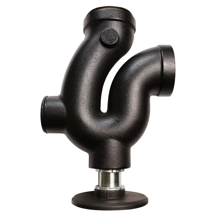 Cast Iron P-Trap for Service Sink Threaded 2