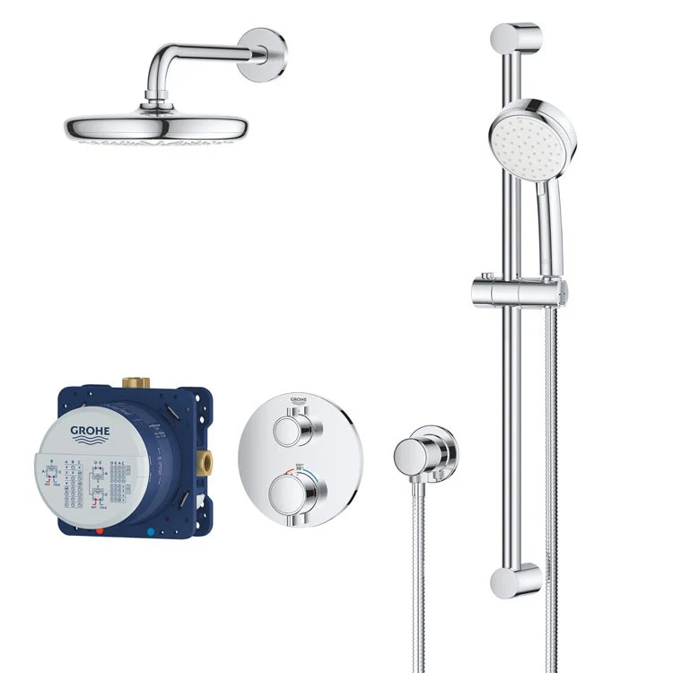 Grohtherm Thermostatic Shower System - Frankwebs