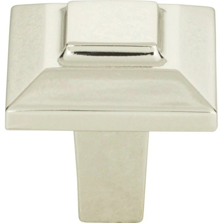 Knob Atlas Trocadero Small Square Pewter Zinc Alloy 1 Inch - Frankwebs