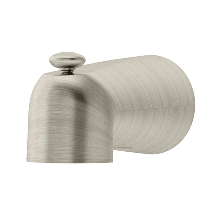 Tub Spout Dia Slip On with Diverter Satin Nickel 7 Inch 4.5 Gallons per Minute Brass - Frankwebs