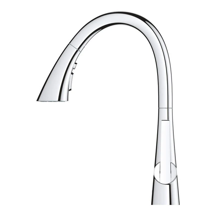 Zedra/Ladylux Single Handle Pull-Down Kitchen Faucet with Three-Function Spray Head - Frankwebs