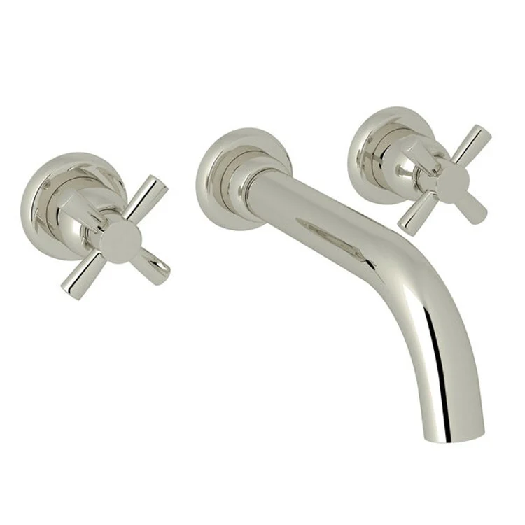 Tub Filler Holborn Wall Mount 2 Cross Fixed Spout Polished Chrome - Frankwebs