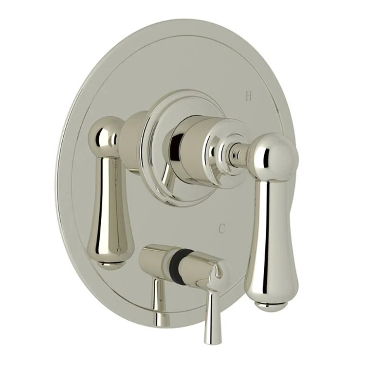 Pressure Balance Valve Trim Georgian Era 1/2 Inch with Diverter 2 Lever Polished Chrome - Frankwebs