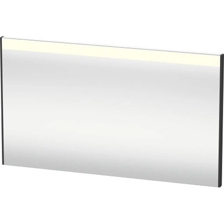 Mirror Brioso 48 x 27-1/2 Inch Dark Walnut with Lighting Rectangle 1-3/8 Inch Right Sensor Switch - Frankwebs