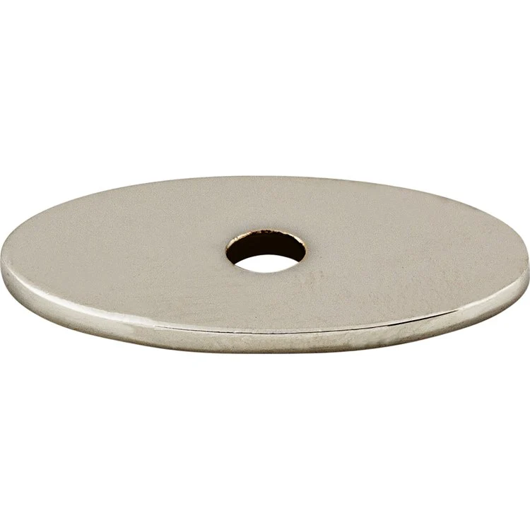 Backplate Sanctuary Oval 1-1/4 Inch Polished Nickel Steel TK58PN - Frankwebs