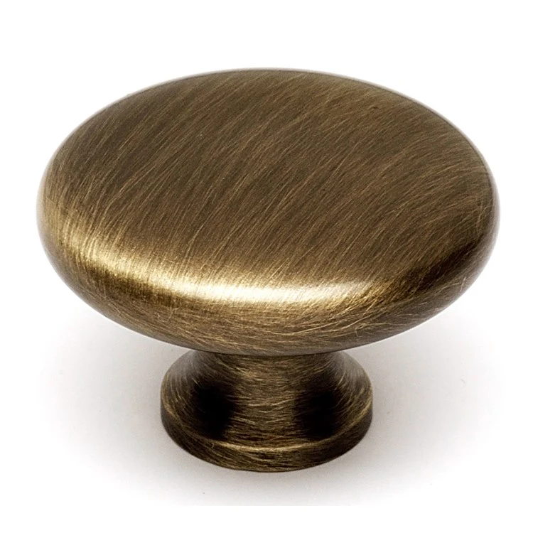 Knob I Collection Round Bronze Brass 1-1/2 Inch 1 Inch 11/16 Inch - Frankwebs
