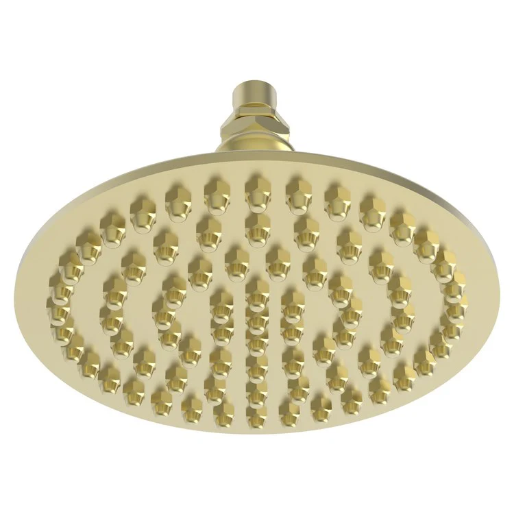 Showerhead Newport Bath 1 Function Ceiling Mount Matte White 9-1/8 Inch 1.8 Gallons per Minute 74 Spray Jets - Frankwebs