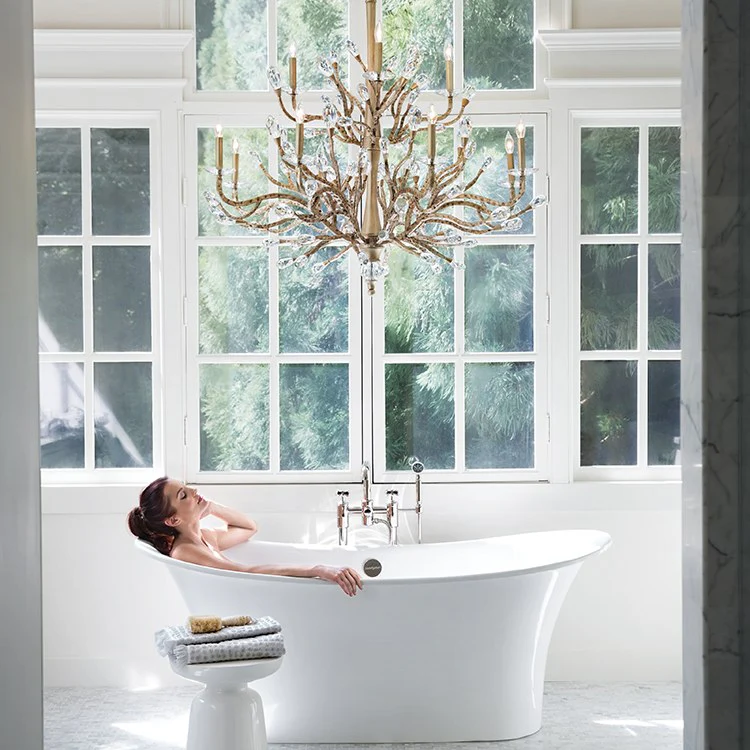 Eve Twelve-Light Two-Tier Chandelier - Frankwebs