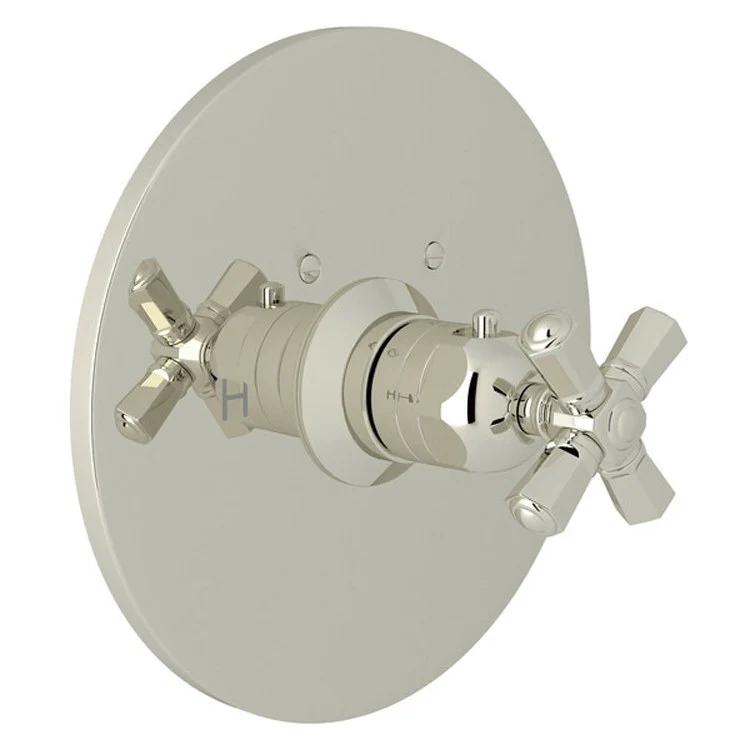 Thermostatic Trim San Giovanni Less Volume Control 1 Cross Satin Nickel 3/4 Inch 12 Gallons per Minute - Frankwebs