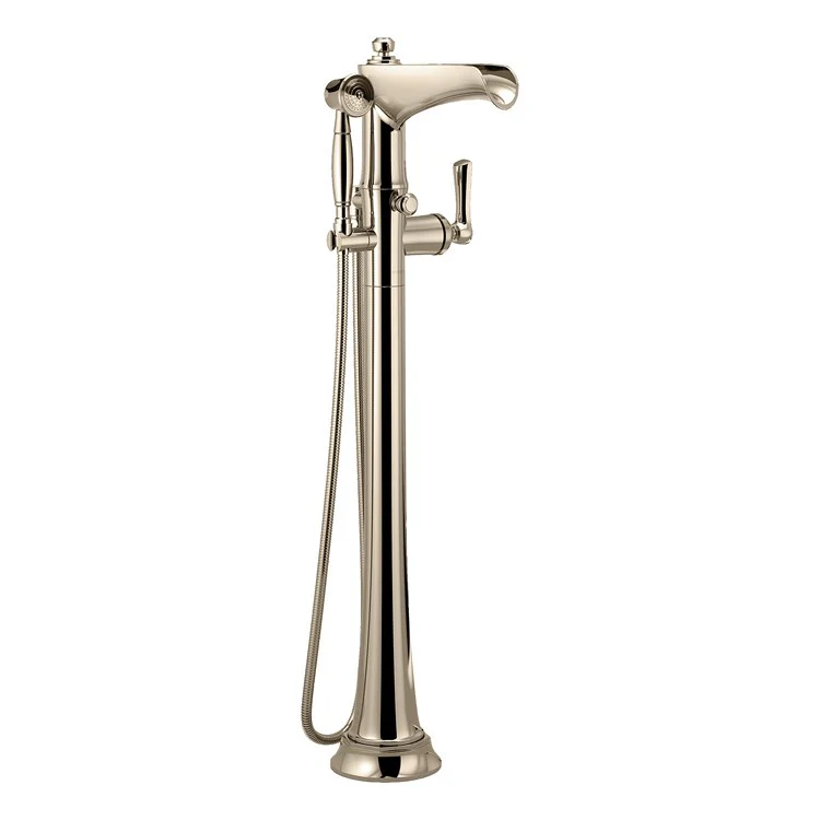 Rook Single Handle Freestanding Tub Filler with Handshower - Frankwebs