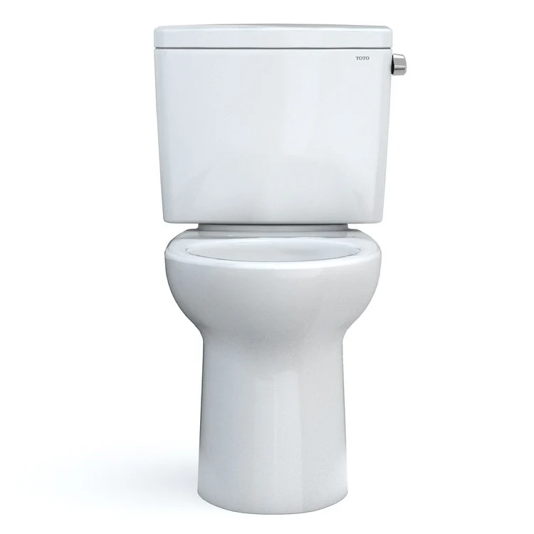 Toilet Drake 2 Pieces Universal Height Cotton Elongated ADA 30-1/8 Inch 1.28 Gallons per Flush Right Hand Chrome Less Seat - Frankwebs