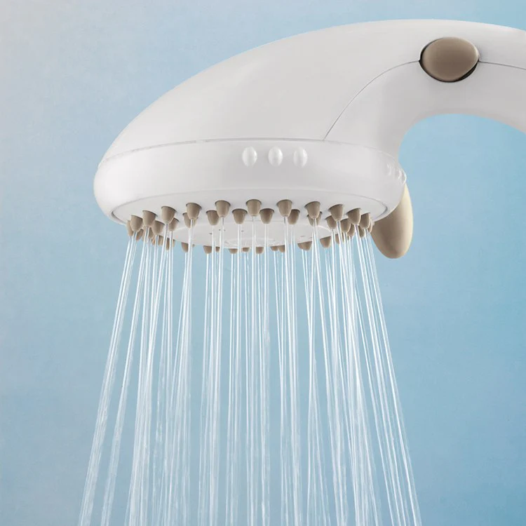 Home Care Four-Function Handshower with Soft Grip Handle/Safety Strap - Frankwebs