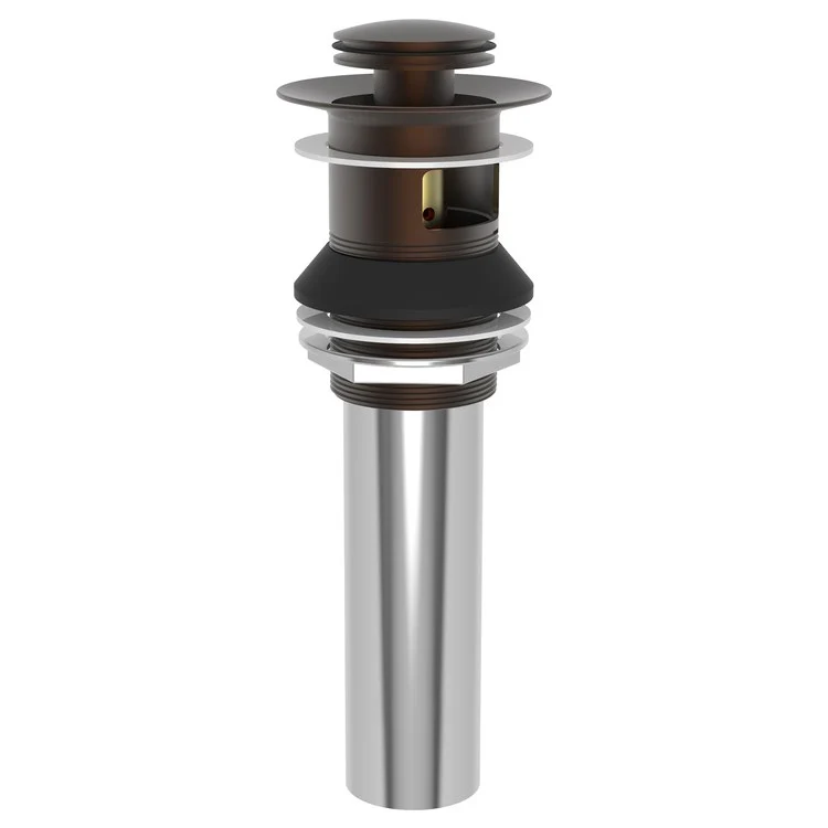 Push Drain Lavatory Drain Aged Brass Brass for 1-5/8IN to 1-3/4IN Openings - Frankwebs