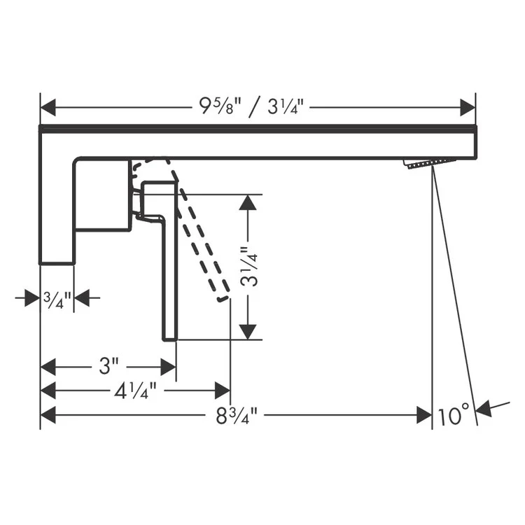 MyEdition Single Handle Wall-Mount Bathroom Faucet - Frankwebs
