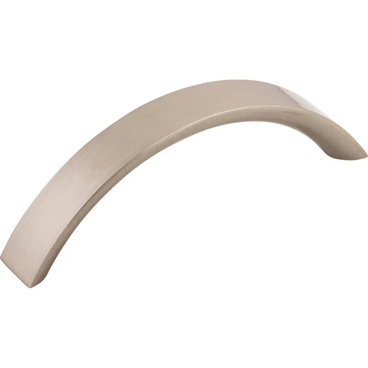 Pull Nouveau Crescent D Handle for Decorative Hardware Brushed Satin Nickel Zinc Alloy 3-3/4 Inch 4-1/4 Inch Length - Frankwebs