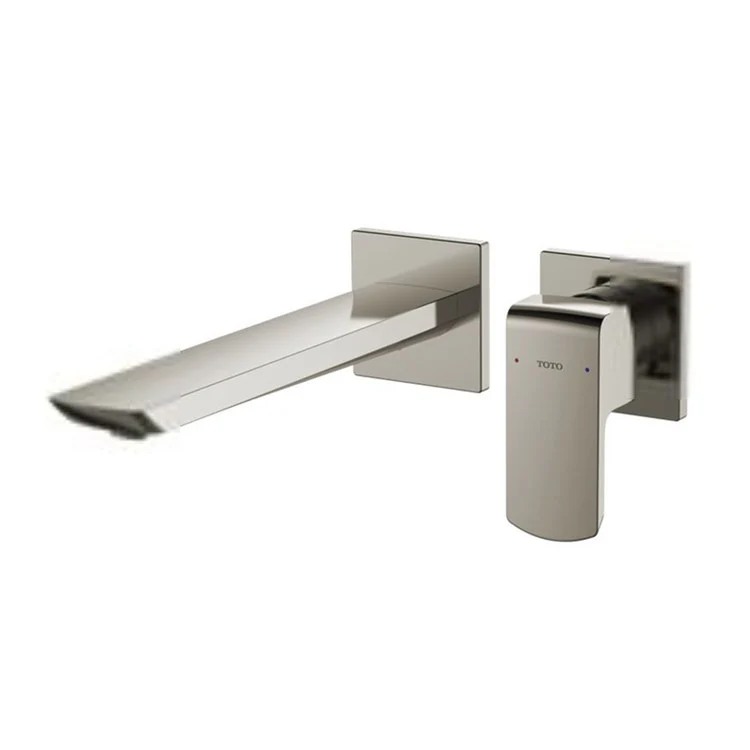 Lavatory Faucet GR Wall Mount 1 Lever ADA CALGreen/WaterSense Brushed Nickel 1.2 Gallons per Minute - Frankwebs