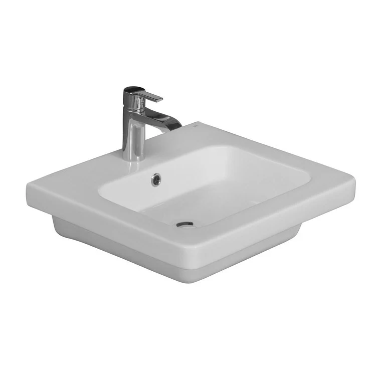 Lavatory Sink Resort 550 Wall Hung 21-3/4 Inch Rectangle White - Frankwebs