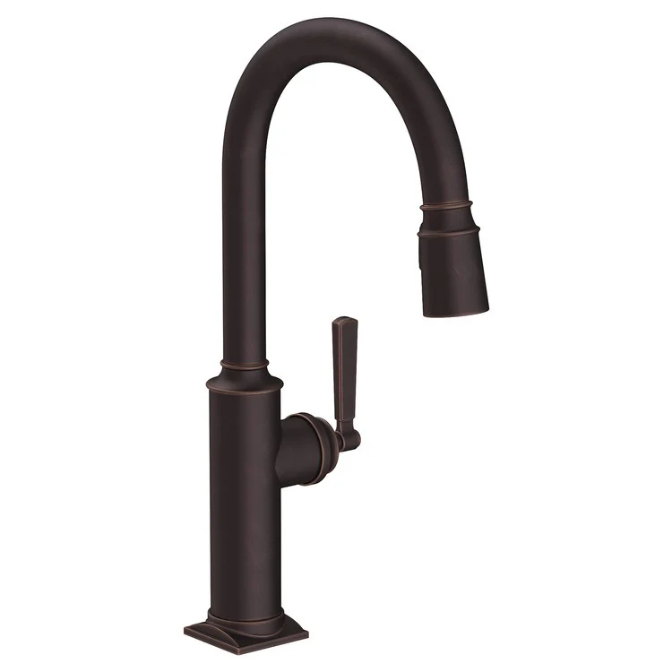 Kitchen Faucet Adams 1 Lever ADA Flat Black Pull Down Spout Height 10-1/2 Inch 1.8 Gallons per Minute - Frankwebs