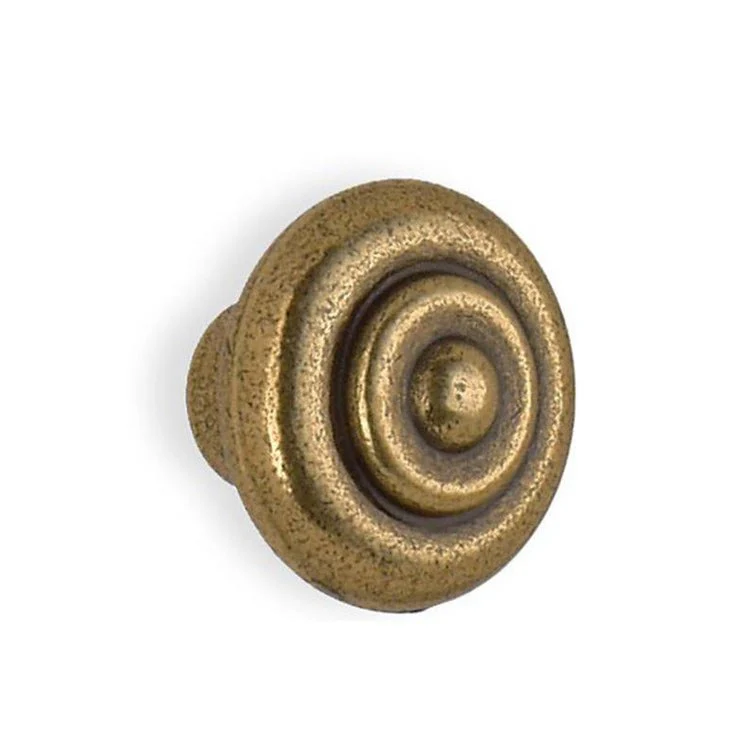 Knob Swirl Mushroom for Cabinet Brass Zinc 1 x 1-1/4 x 1-1/4 Inch - Frankwebs