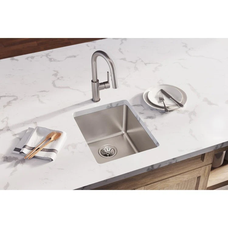 Lavatory Sink Lustertone Iconix 16.5 x 20.5 Inch Rectangle Luminous Satin - Frankwebs