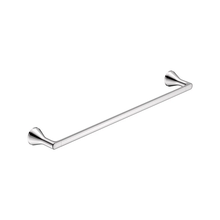 Towel Bar Aspirations 24 Inch Chrome Metal 3-3/4 Inch Wall Mount - Frankwebs