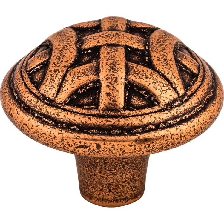 Knob Tuscany Celtic Round German Bronze Zinc Alloy 1-1/4 x 1-1/4 x 1 Inch 1 Inch - Frankwebs