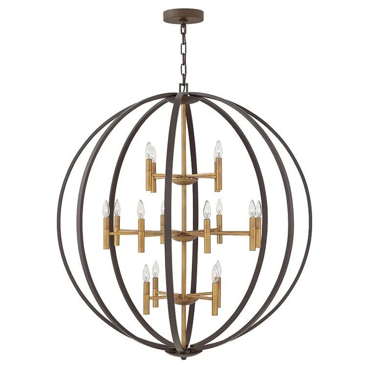Euclid Sixteen-Light Three-Tier Chandelier - Frankwebs