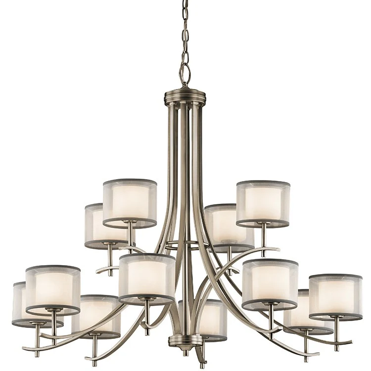 Tallie Twelve-Light Two-Tier Chandelier - Frankwebs