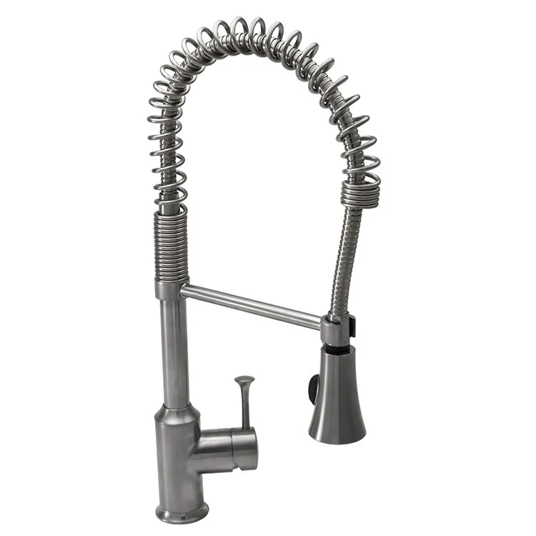 Pekoe Semi-Professional Single Handle Pull Down Kitchen Faucet 2.2 GPM - Frankwebs