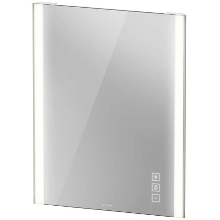 Mirror XViu 31-1/2 x 24-3/8 Inch Champagne Matte with Lighting Rectangle - Frankwebs