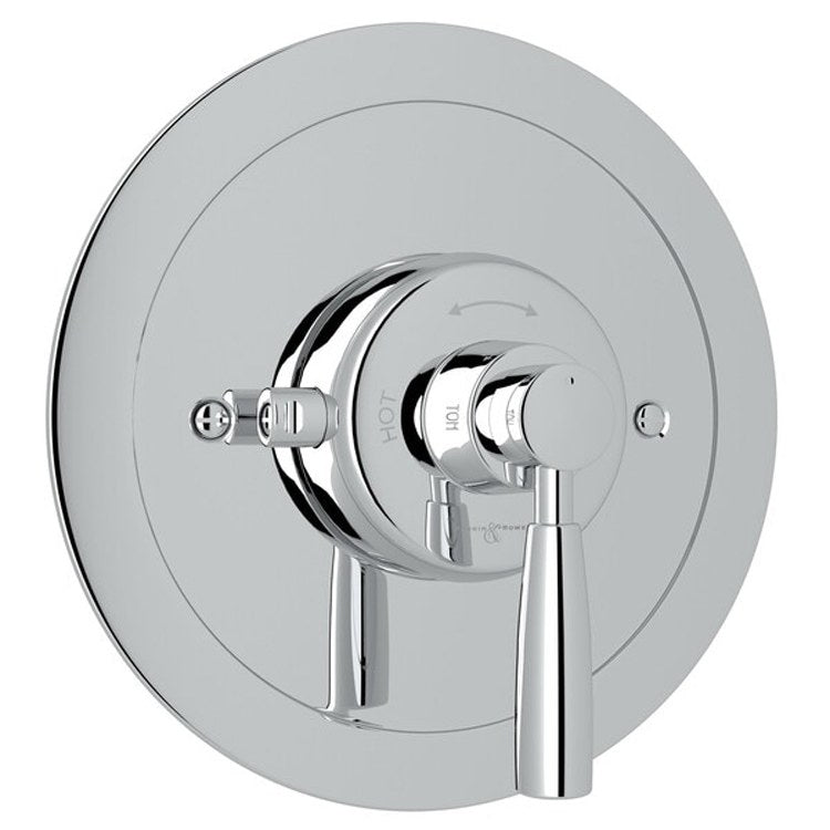 Thermostatic Trim Holborn 3/4 Inch without Volume Control 1 Lever Polished Nickel Brass - Frankwebs