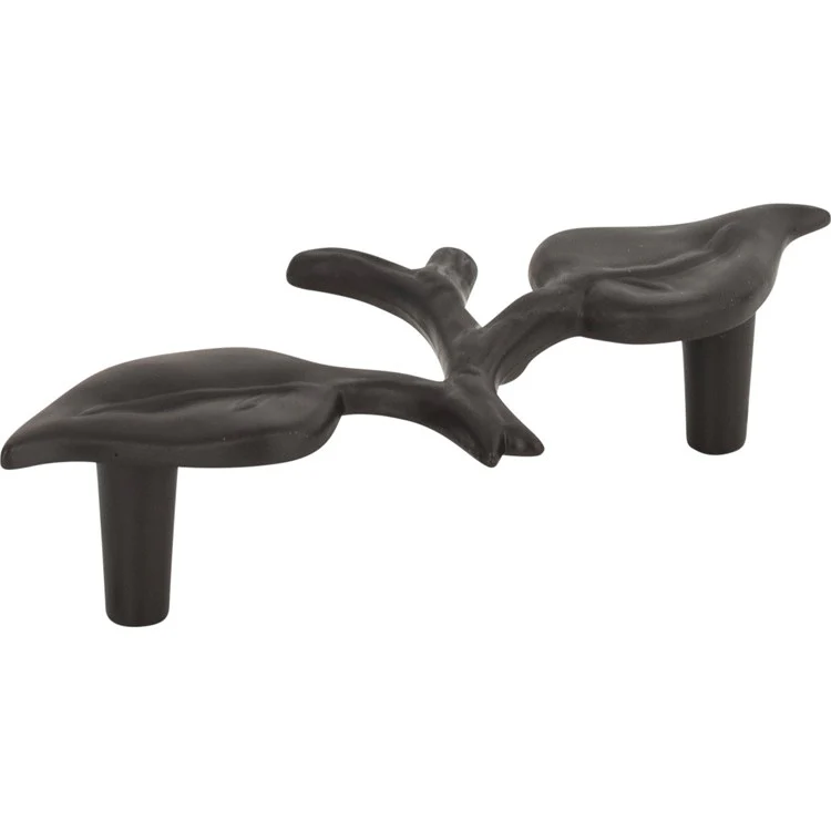 Drawer Pull Atlas Nature California Leaf Aged Bronze Zinc Alloy 3 Inch 4-1/2 x 2-1/4 Inch - Frankwebs