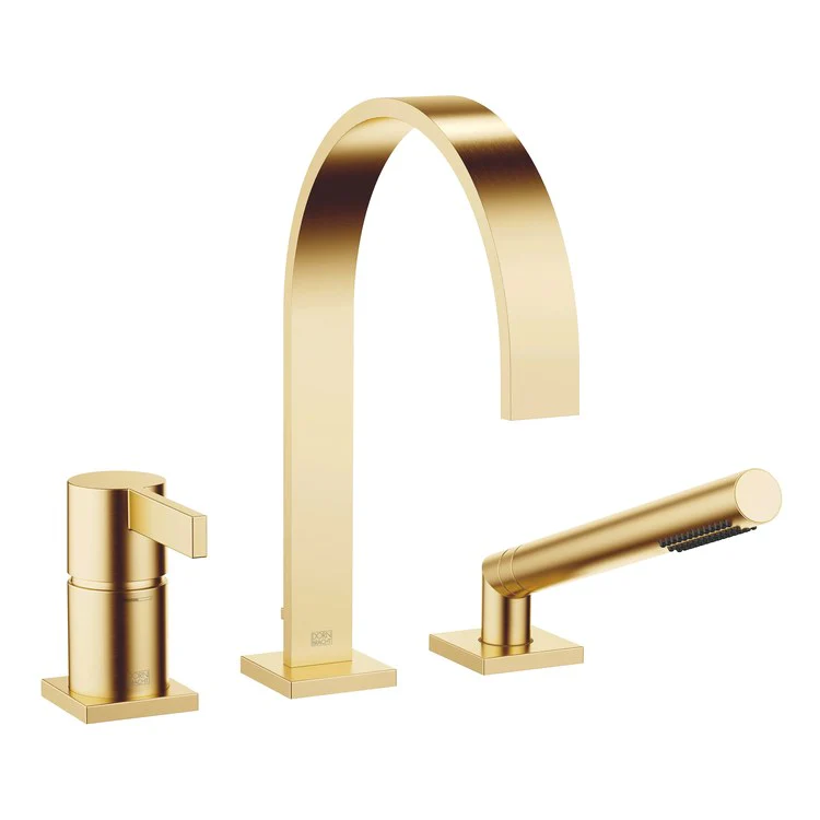 Tub Filler MEM Mixer for Deck Mount with Handshower 1 Lever Chrome - Frankwebs