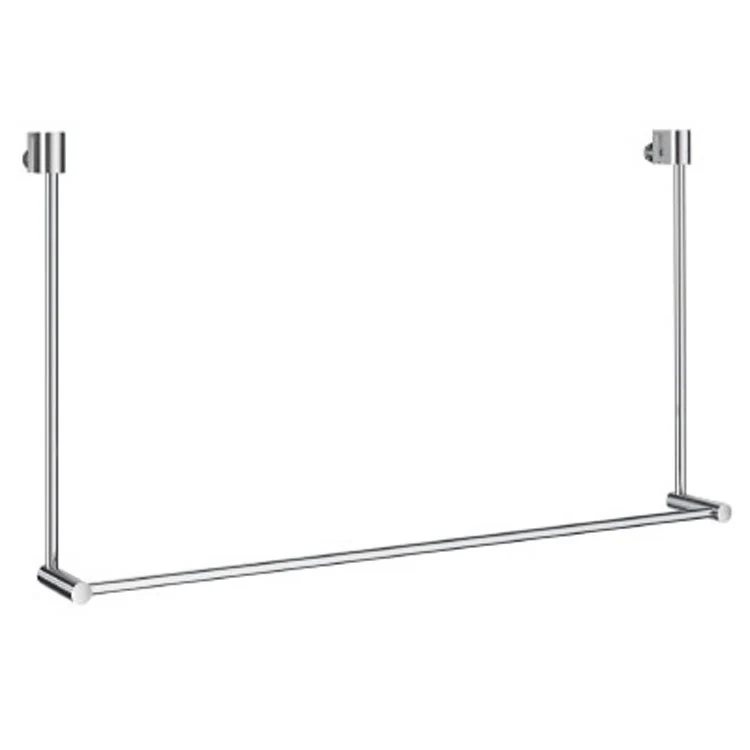 Towel Rack Sideline for Shower Panel Polished Chrome 23-5/8 x 13 x 2 Inch Brass - Frankwebs